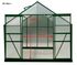 Serre jardin en aluminium  verte en polycarbonate 7,44 m², Livraison à domicile incluse - HABRITA