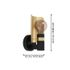 Applique HAYES noir/or E27 40W EGLO