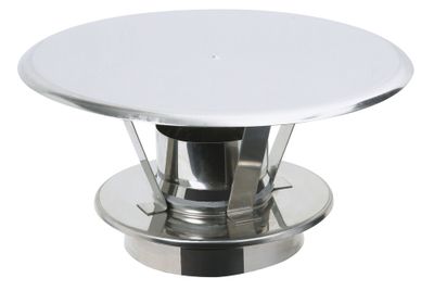 Chapeau parepluie inox galvanisé diamètre 150 mm POUJOULAT