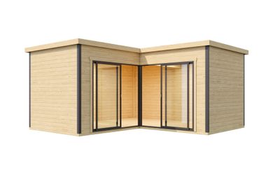 Abri de jardin en bois Domeo 6 18,00 m² LASITA MAJA Livraison à domicile incluse