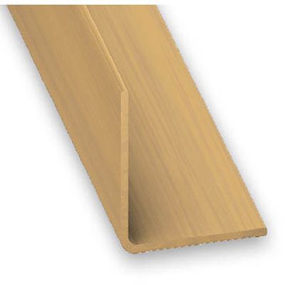 CORNIERE PVC CHENE CLAIR 10X10MM 1M CQFD