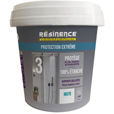 Résine de finition minérale extrême mate 1 L - RESINENCE