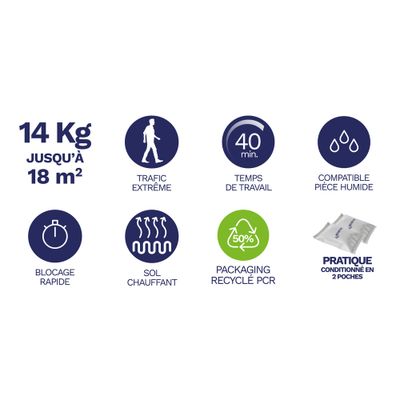Colle de fixation parquet seau 14 kg - BOSTIK