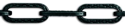 Chaîne lustrerie fil acier carré martelé noir diamètre 4 mm vendue au mètre CHAPUIS