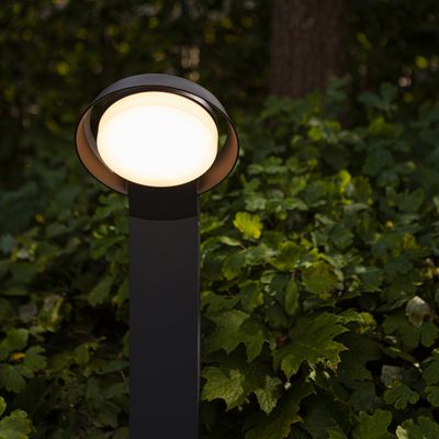 Borne extérieur LED 65cm Polo anthracite IP54 1100 lumens blanc chaud - COREP