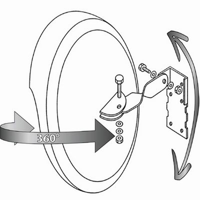 Miroir de sortie diamètre 80 cm MOTTEZ