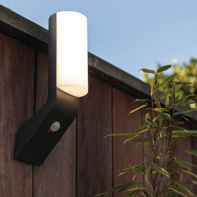 Applique extérieur LED détecteur de mouvements Bati gris IP44 1100 lumens blanc neutre - COREP