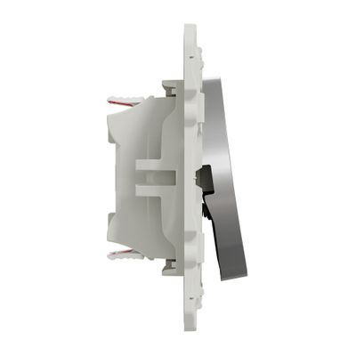 Interrupteur va-et-vient et bouton poussoir aluminium - Odace 2011 SCHNEIDER ELECTRIC