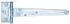 Penture anglaise 250 mm zinguée ALBERTS