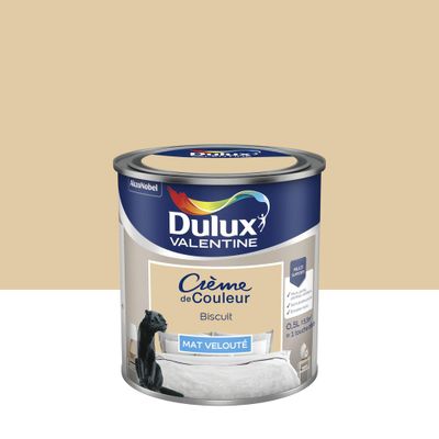 Peinture Crème De Couleur Mat Biscuit 0,5 L - DULUX VALENTINE