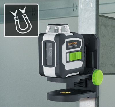 Laser à lignes croisées, trépied, console aimantée - LASERLINER