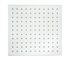 Tête de douche carrée extra plate en inox chromée 300 x 300 mm Inoxa ESSEBAGNO