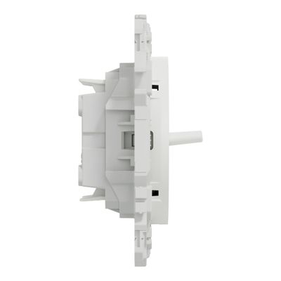 Double interrupteur va-et-vient ou poussoir à levier Odace 2025 blanc - SCHNEIDER ELECTRIC