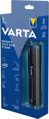 Lampe torche Night Cutter rechargeable 400 lumens - VARTA