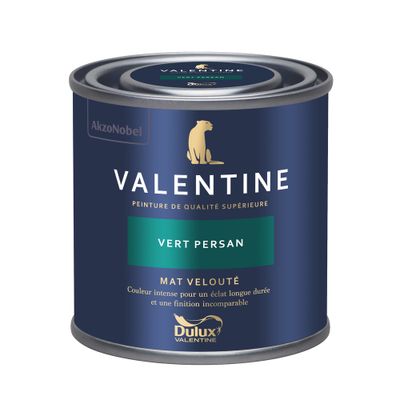 Peinture Valentine Mat Velouté Vert Persan 125 mL - DULUX VALENTINE