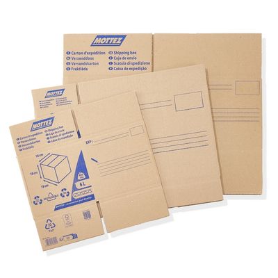 Carton d'expédition 6 Litres 18 x 18 x 18 cm par 20 MOTTEZ