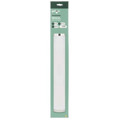 Réglette LED IP20 60 cm avec interrupteur 420 lumens Blanc neutre - GEFOM