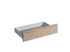 Façade tiroir effet bois naturel avec poignée intégrée pour meuble de cuisine Syncron ANV-02 OAK 13,8 x 80 cm OFITRES