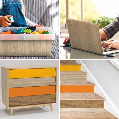 Adhésif décoratif basic blanc 1,50 x 0,45 m VENILIA