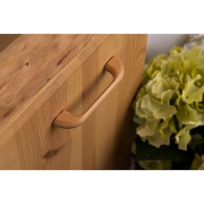 Poignée de meuble hêtre vernis 12 x 118 mm entraxe 96 mm REI