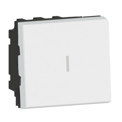 Permutateur encastrable 2 modules Blanc - Mosaic LEGRAND