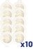 Spots LED encastrables GU10 lumière blanc chaud Blanc par 10 - Quartz ARLUX