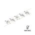 Kit câble mac II 5x10w chrome PAULMANN