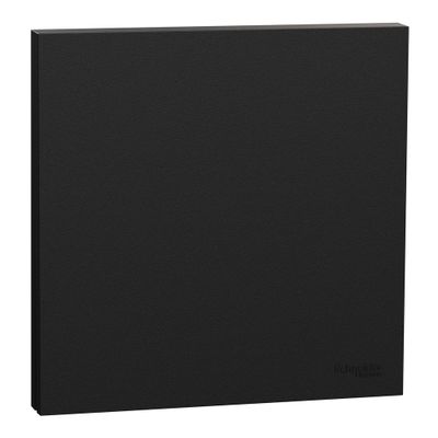 Interrupteur va-et-vient ou poussoir avec plaque intégrale Odace 2025 noir - SCHNEIDER ELECTRIC
