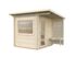 Sauna extérieur Palmako Sanna en bois naturel avec pergola - 8,9 m² - PALMAKO