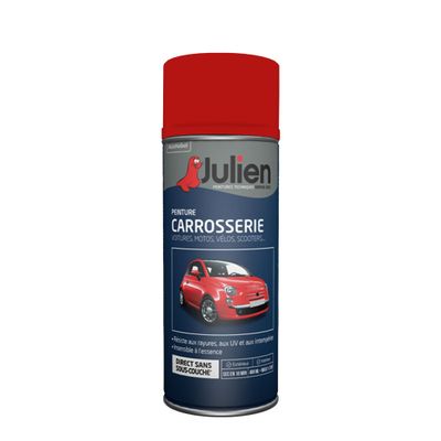 Bombe de peinture carrosserie rouge vif RAL 37092 400 mL - JULIEN