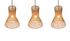 Suspension E27 Bijou fil de papier naturel 3x10W - CASALUM