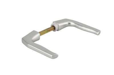 Poignées de porte béquille double anodisé argent THIRARD