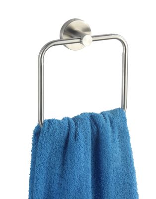 Anneau porte-serviettes Bosio acier inox mat