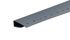 Lot 10 profilés départ bordure U PVC gris anthracite 109 - longueur 4000 mm - DECEUNINCK