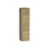 Colonne de salle de bains Thana 2 portes L35 x H140 x P32 cm panneau de particules chêne naturel