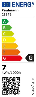 Ampoule LED spot GU5.3 6,5W = 445 lumens lumière blanc neutre Noir - PAULMANN