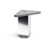 Pied carré réglable hauteur 100 mm aluminium REI