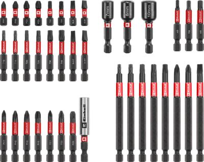 Coffret vissage impact 38 pièces - EINHELL