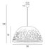 Suspension E27 60W Ø38 cm dôme bambou tressé - Kami dome COREP