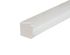Profil coin extérieur PVC blanc 1159 pour planche de rive - longueur 300 mm - DECEUNINCK