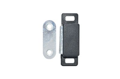 Loqueteaux magnétiques noir force 6 kg par 2 CIME