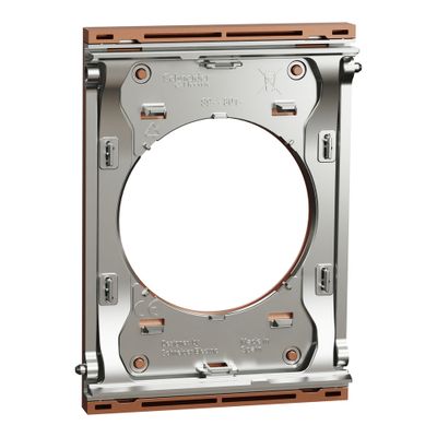 Plaque de finition centrale 1 poste Odace 2025 Architecte effet cuivre - SCHNEIDER ELECTRIC