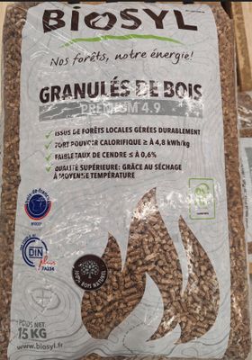 Pellet granulés bois 100 % résineux sac de 15 kg - BIOSYL