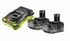 Chargeur ultra rapide 5,0 A et  2 batteries Lithium+ 18V compactes 5,0 Ah ONE+TM RYOBI
