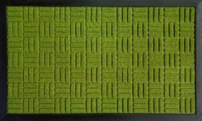 Paillasson Rubberbrush 45 x 75 cm vert ID HOME