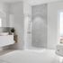 Panneau mural de douche 100x255 cm béton ciré DécoDesign Softtouch - SCHULTE