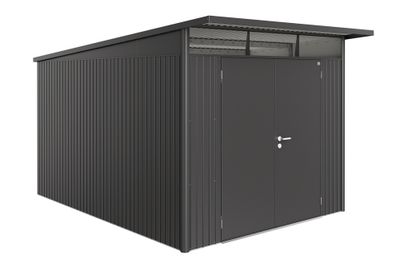 Abri de jardin AVANTGARDE A8 GRISFONCE 2 portes 8,37m2 BIOHORT Livraison à domicile incluse