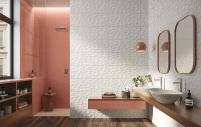 Faïence murale intérieur terracotta Spatula ép 10 mm 30 x 90 cm paquet 1,89 m² CERAM INDUSTRIE