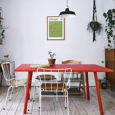 Bombe de peinture Color Touch rouge feu RAL 3000 brillant 400 mL - DULUX VALENTINE