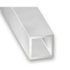 Tube carré aluminium brut 10 x 10 x 1 mm 1 m CQFD